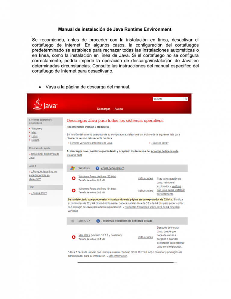 Descargar java version 7 | Actualizado julio 2026