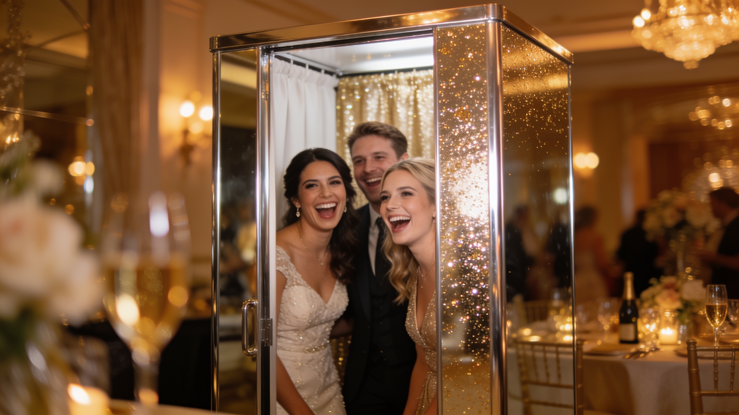 Experiencias interactivas con el fotomatón para sorprender a los invitados en bodas y eventos corporativos