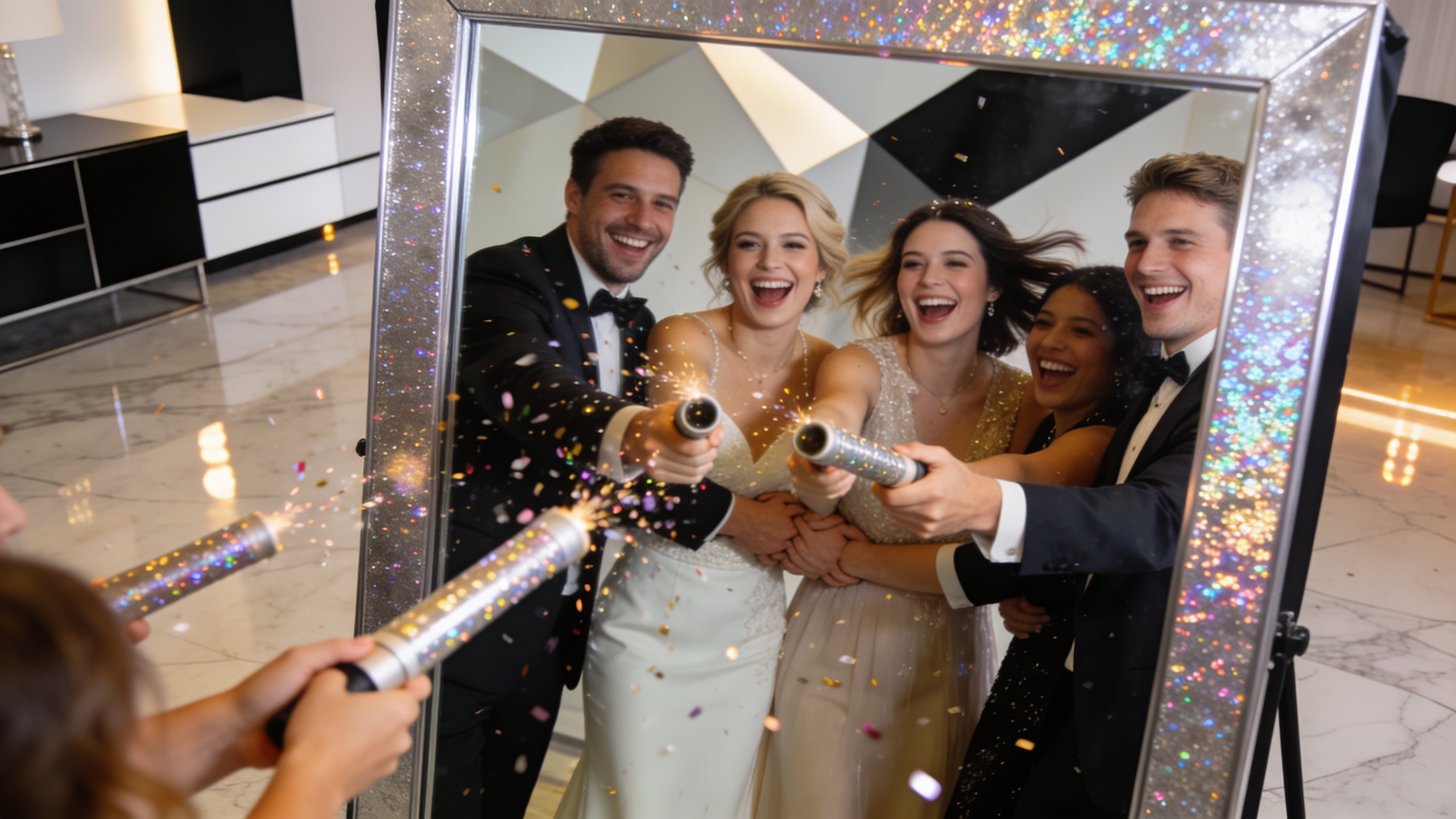 Experiencias interactivas con el fotomatón para sorprender a los invitados en bodas y eventos corporativos